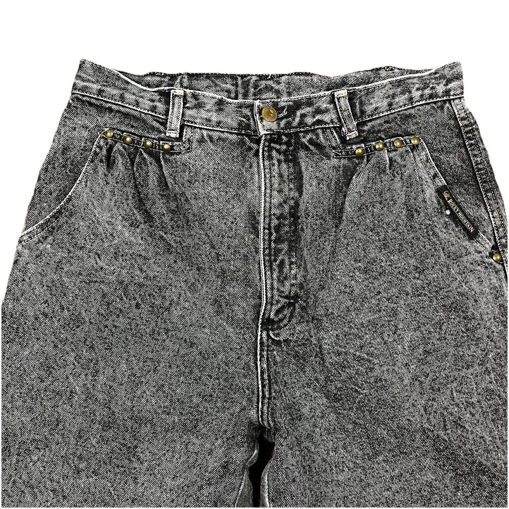Vintage Rocky Mountain Clothing Womens Acid Wash Jeans 30x35 High Rise Denim